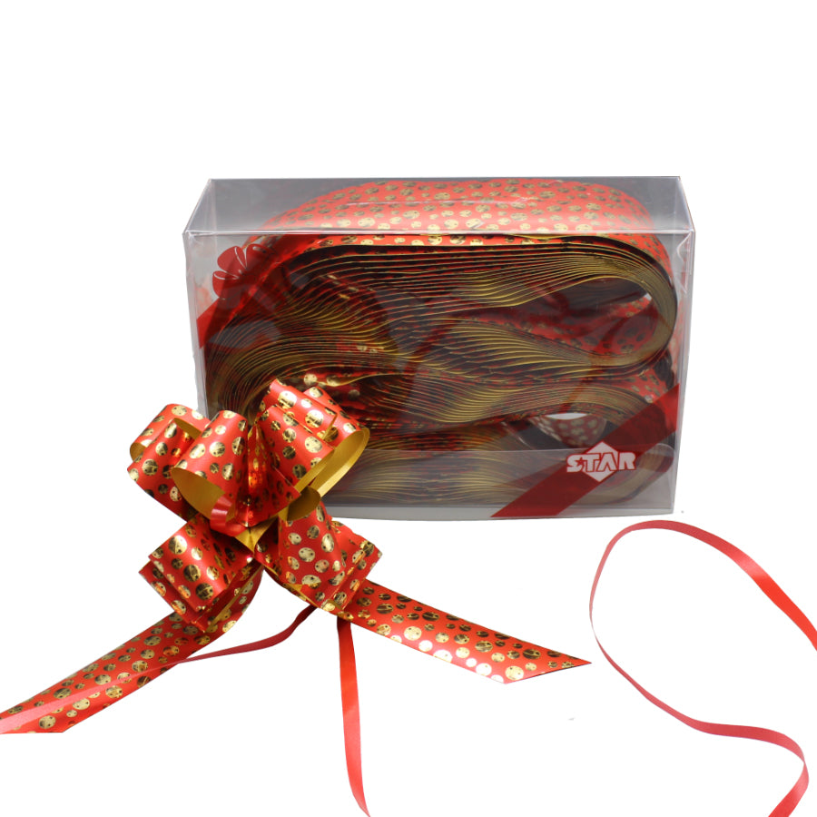Box with Rapid Bows - Red - "Jingle Bells"