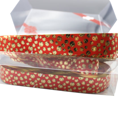 Box with Rapid Bows - Red - "Jingle Bells"