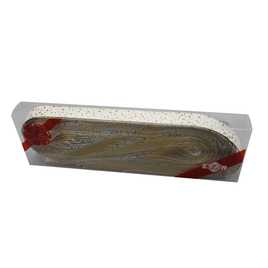 Box with Rapid Bows - White - "Sochi"