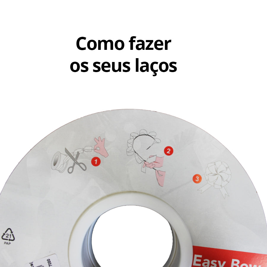 Caixa com Laços Easybow - Ouro - "Brigitte"