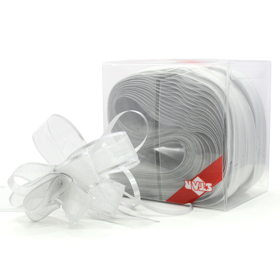 Box with Rapid Bows - Silver - "Oslo"