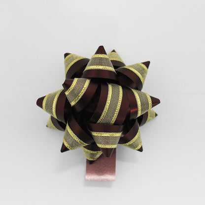 Caixa com Laços Star - Castanho com Organza - Twinstars