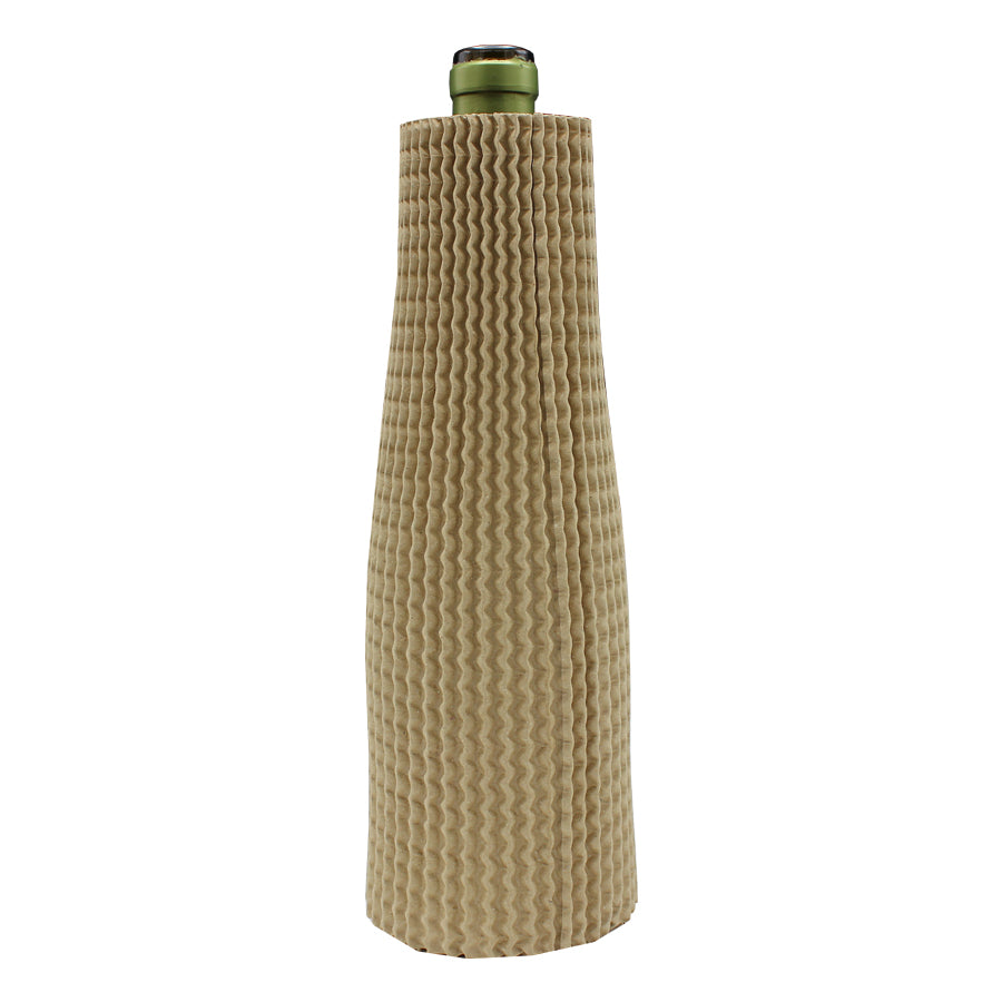 Cardboard Tube Protection for Bottles - Brown