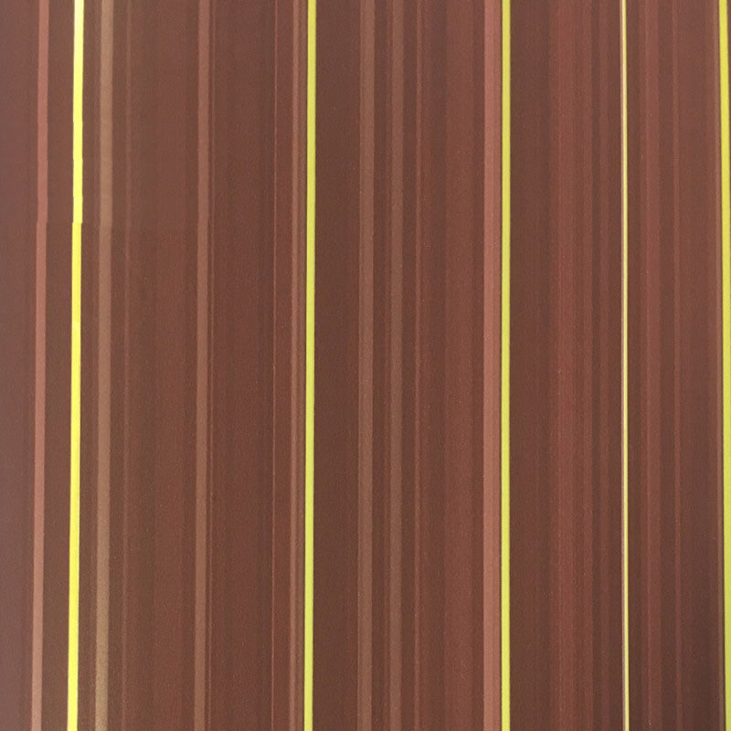 Coated Paper Roll - Brown and Yellow - "Lines"
