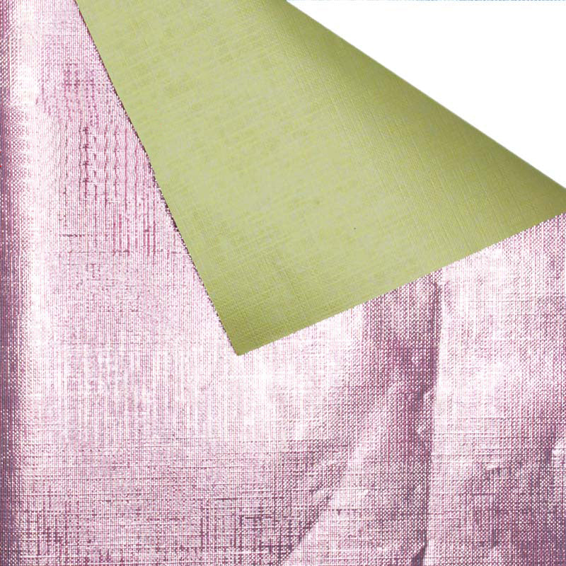 Rolo de Papel Gofrado Dupla Face - Rosa ou Ouro