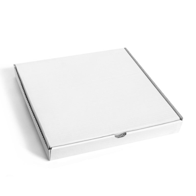 Caixas para Pizza em Cartão Microcanaledo - Branco