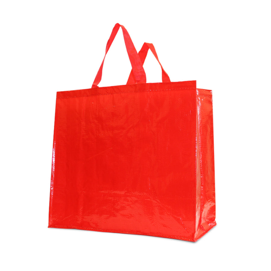 Polypropylene (PP) Woven Laminated Bags 120g - Gloss Laminated - Red