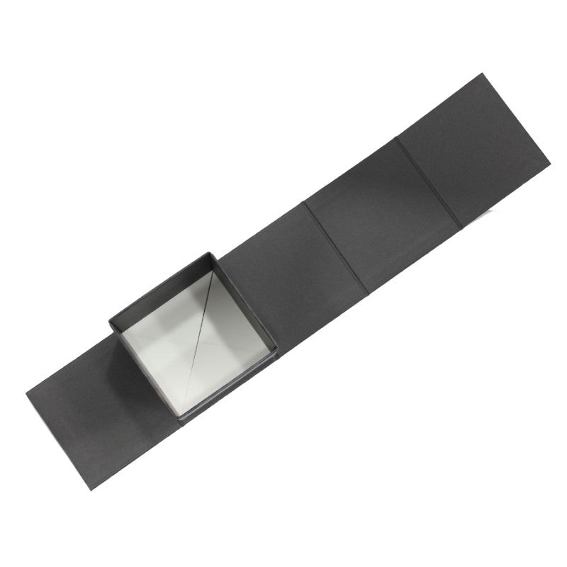 Caixa Premium Cartão 1200g com Iman e Adesivo - Plastificado Mate - Preto