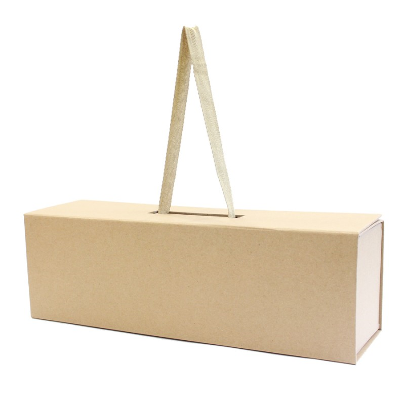 Premium Cardboard Box 1200gsm with Magnet and Handle - Kraft