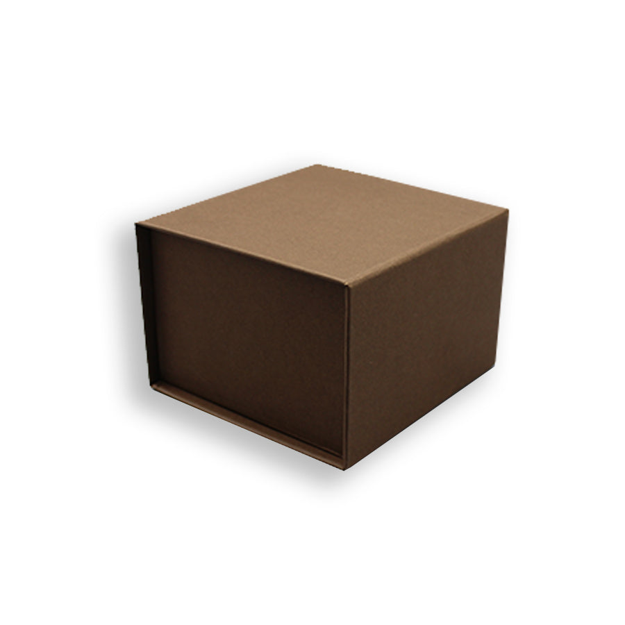 Caixa Premium Cartão 1200g com Iman e Adesivo - Castanho