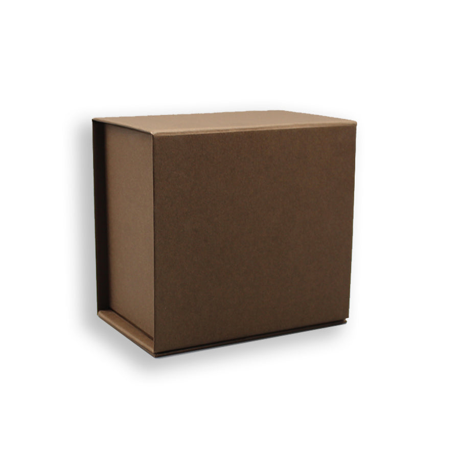 Caixa Premium Cartão 1200g com Iman e Adesivo - Castanho