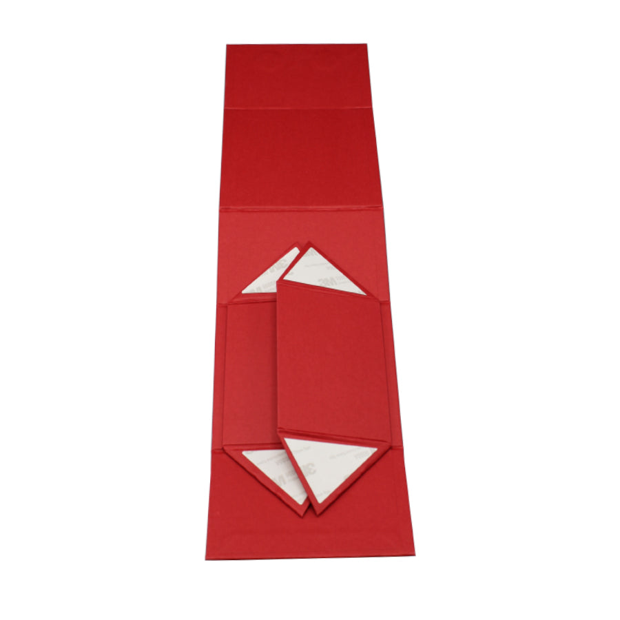 Caixa Premium Cartão 1200g com Iman e Adesivo - Plastificado Mate - Vermelho