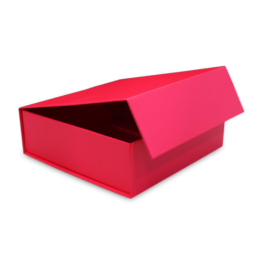 Caixa Premium Cartão 1200g com Iman e Adesivo - Plastificado Mate - Fuchsia