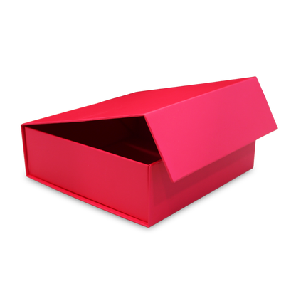 Caixa Premium Cartão 1200g com Iman e Adesivo - Plastificado Mate - Fuchsia