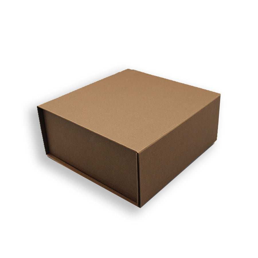 Caixa Premium Cartão 1200g com Iman e Adesivo - Castanho