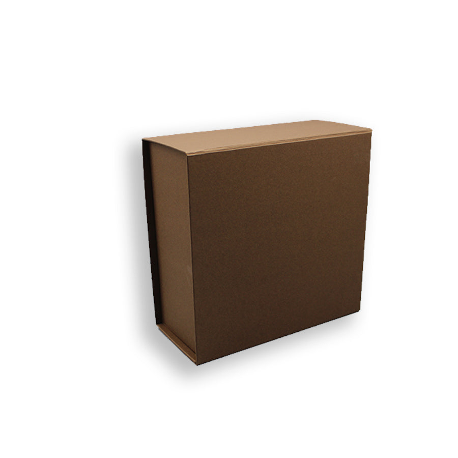 Caixa Premium Cartão 1200g com Iman e Adesivo - Castanho