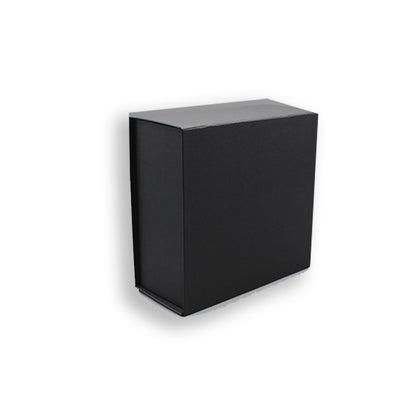Caixa Premium Cartão 1200g com Iman e Adesivo - Preto Kraft