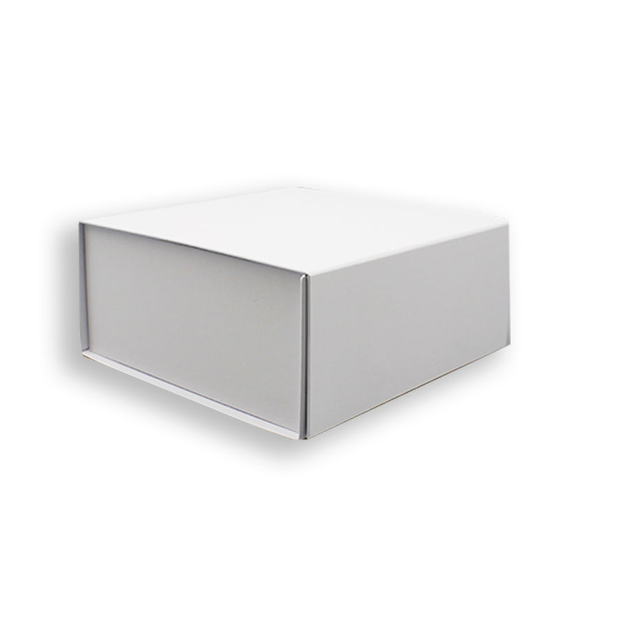 Caixa Premium Cartão 1200g com Iman e Adesivo - Branco