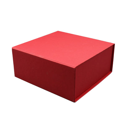 Caixa Premium Cartão 1200g com Iman e Adesivo - Vermelho Kraft