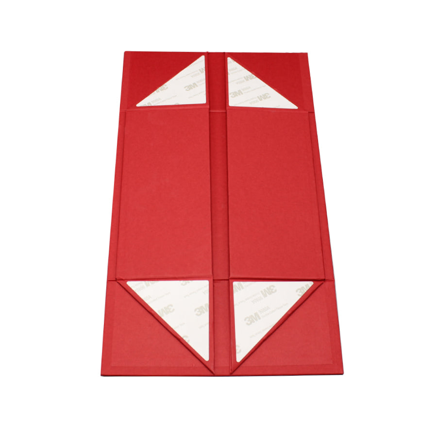 Caixa Premium Cartão 1200g com Iman e Adesivo - Vermelho Kraft