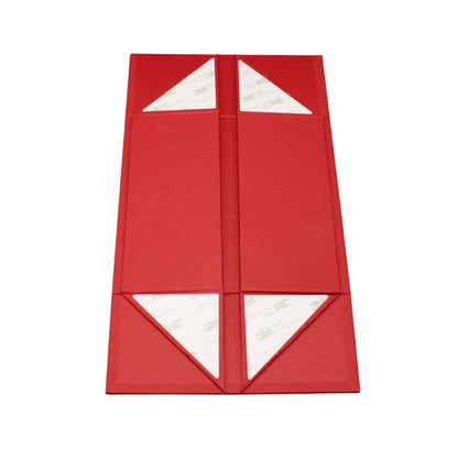 Caixa Premium Cartão 1200g com Iman e Adesivo - Vermelho Kraft