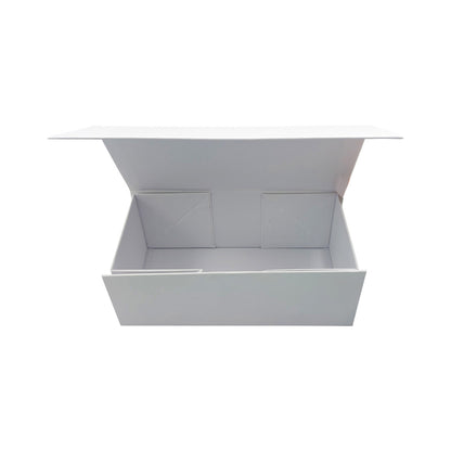 Caixa Premium Cartão 1200g com Iman e Adesivo - Branco