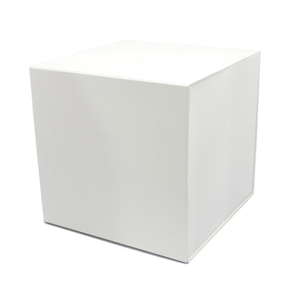 Caixa Premium Cartão 1200g com Iman e Adesivo - Plastificado Mate - Branco