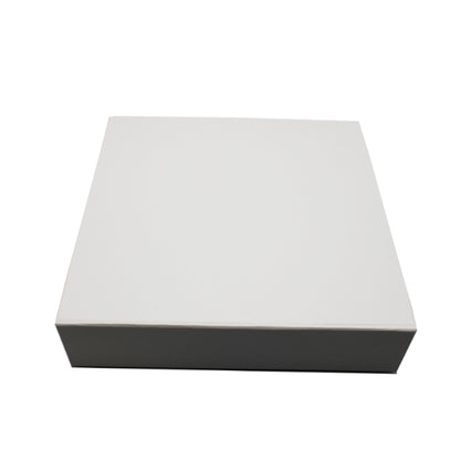 Caixa Premium Cartão 1200g com Iman e Adesivo - Plastificado Mate - Branco