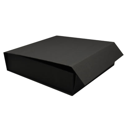 Caixa Premium Cartão 1200g com Iman e Adesivo - Plastificado Mate - Preto