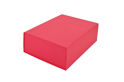 Caixa Premium Cartão 1200g com Iman e Adesivo - Plastificado Mate - Fuchsia