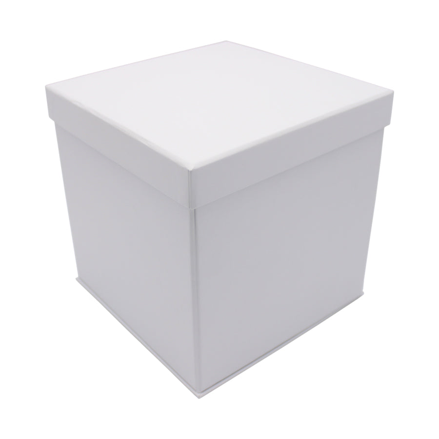 Premium Cardboard Box 1200g with Lid and Base - Matt Laminated - White