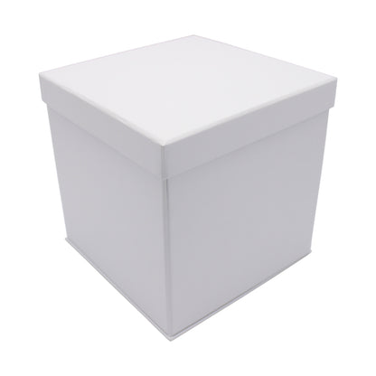 Premium Cardboard Box 1200g with Lid and Base - Matt Laminated - White