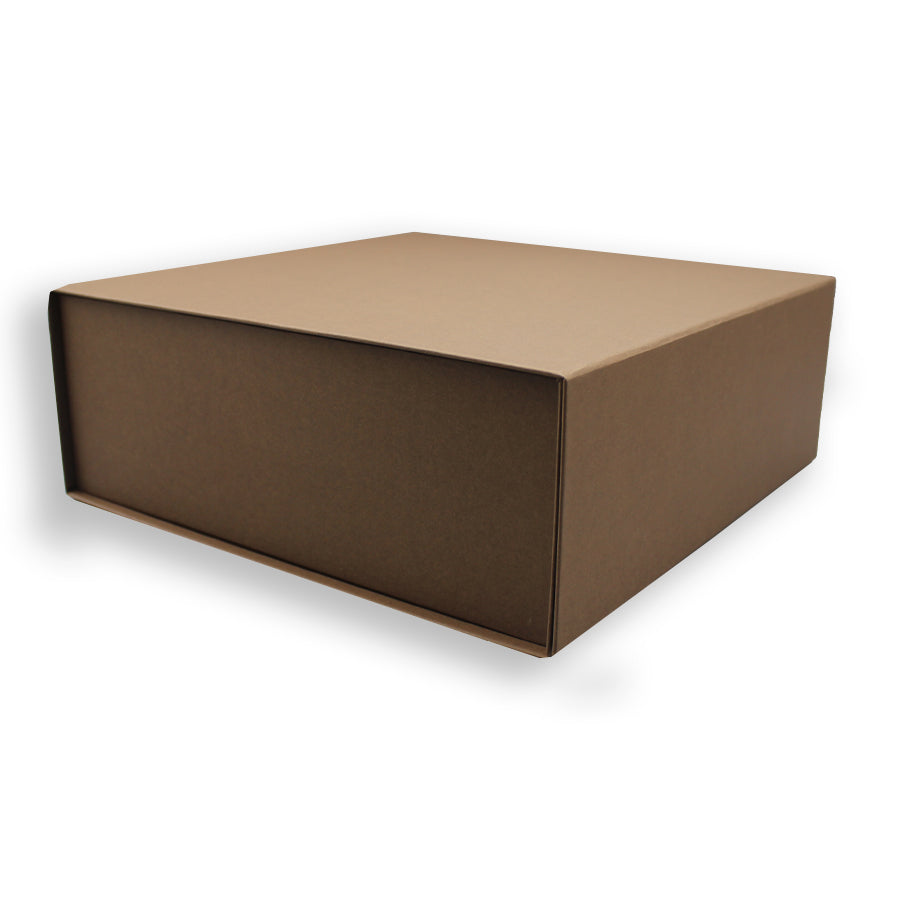 Caixa Premium Cartão 1200g com Iman e Adesivo - Castanho