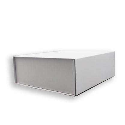 Caixa Premium Cartão 1200g com Iman e Adesivo - Branco