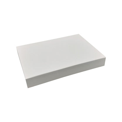 Caixa Premium Cartão 1200g com Iman e Adesivo - Plastificado Mate - Branco