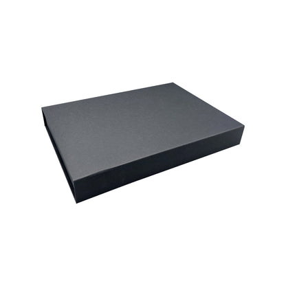 Caixa Premium Cartão 1200g com Iman e Adesivo - Plastificado Mate - Preto