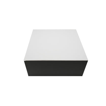 Caixa Premium Cartão 1200g com Iman e Adesivo - Plastificado Mate - Branco