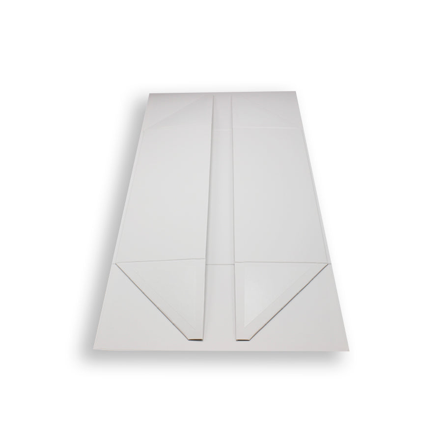 Caixa Premium Cartão 1200g com Iman e Adesivo - Plastificado Mate - Branco
