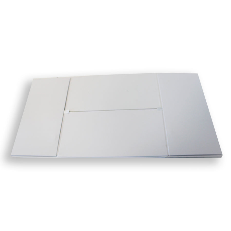 Caixa Premium Cartão 1200g com Iman e Adesivo - Plastificado Mate - Branco