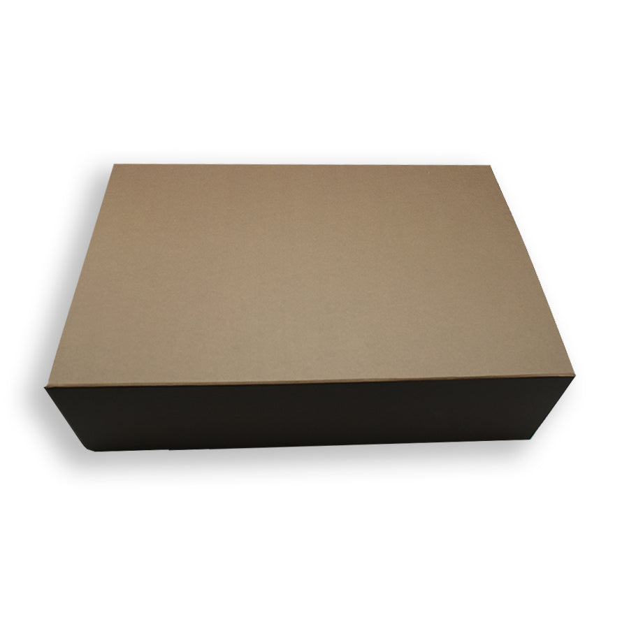 Caixa Premium Cartão 1200g com Iman e Adesivo - Castanho