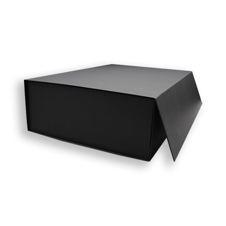 Caixa Premium Cartão 1200g com Iman e Adesivo - Preto Kraft