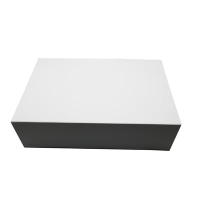 Caixa Premium Cartão 1200g com Iman e Adesivo - Branco