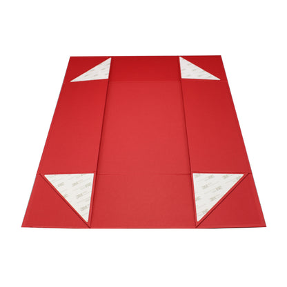 Caixa Premium Cartão 1200g com Iman e Adesivo - Plastificado Mate - Vermelho