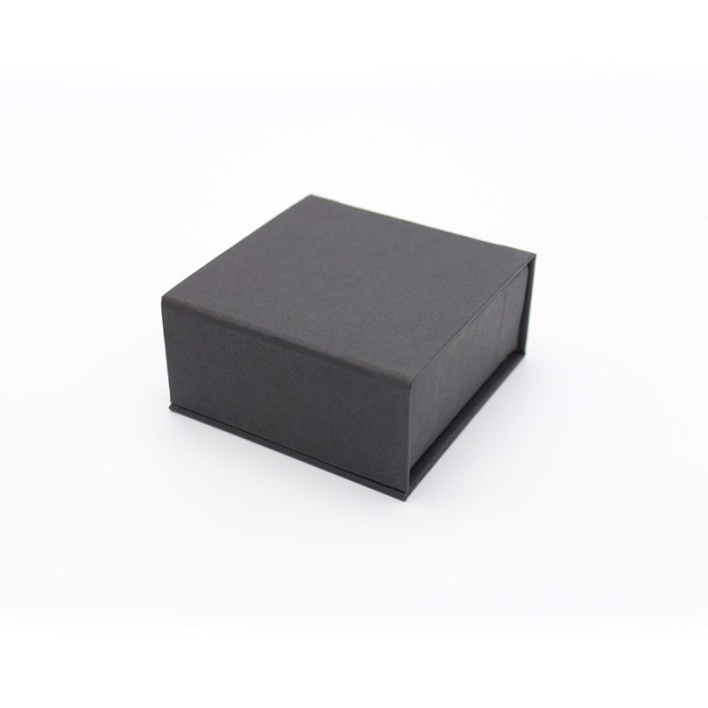 Caixa Premium Cartão 1200g com Iman e Divisórias para 4 Chocolates - Preto