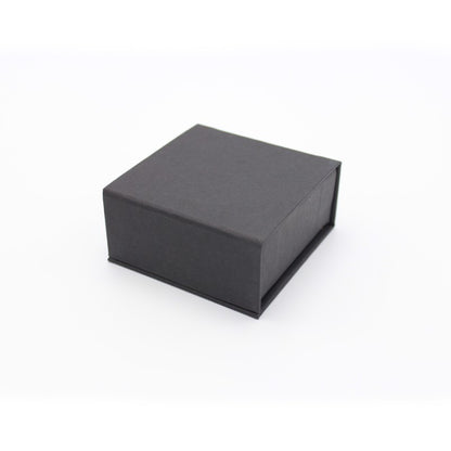 Caixa Premium Cartão 1200g com Iman e Divisórias para 4 Chocolates - Preto