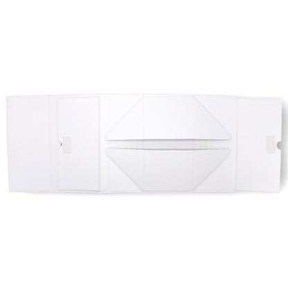 Premium Cardboard Box 1200g with Window and Magnet - Matt Laminated - White