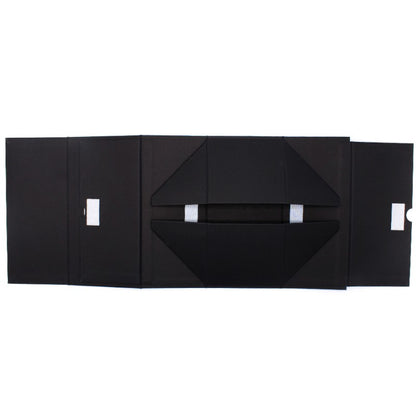 Premium Cardboard Box 1200gsm with Window and Magnet - Black