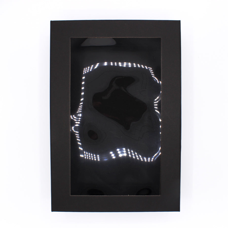 Premium Cardboard Box 1200gsm with Window and Magnet - Black