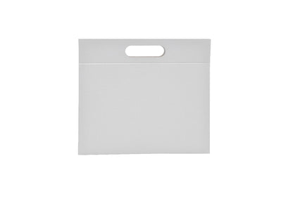 Premium Triangular Box with Handle and Magnet - Matt Laminated - White