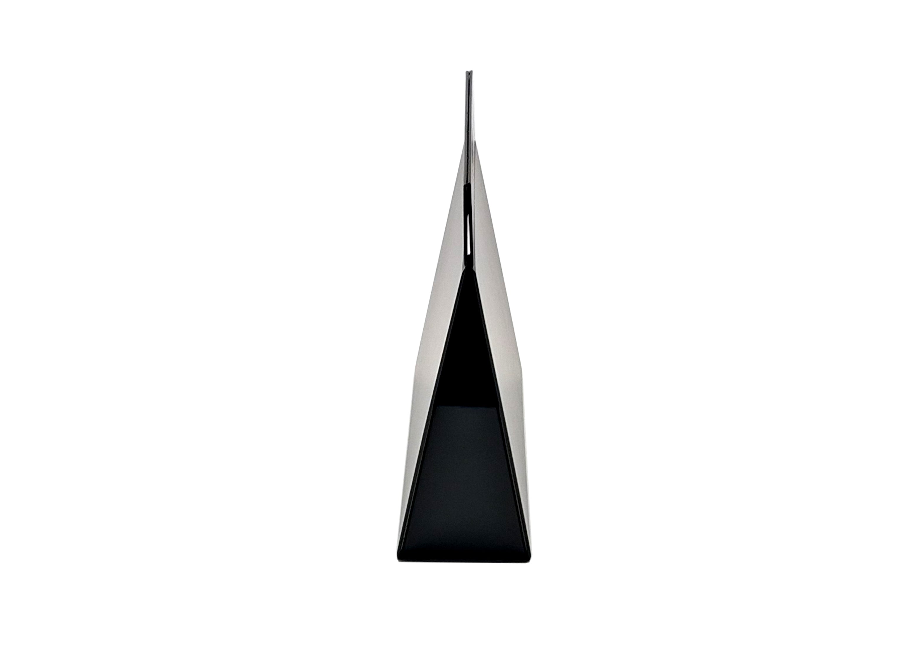 Caixa Mala Premium Triangular com Pega e Íman - Plastificado Mate - Preto